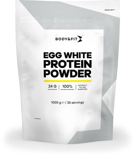 Body & Fit Egg White Protein Powder - Proteine Poeder / Eiwitshake - Puur ei-eiwit - 1000 gram (35 shakes)