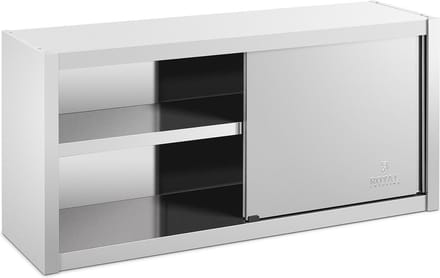Royal Catering Roestvrijstalen hangkast - 120 x 45 cm 10011662