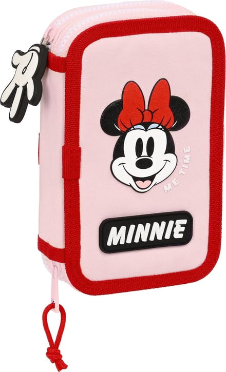 Disney Minnie Mouse Gevuld etui, Me Time -28 stuks - 19,5 x 12,5 x 4 cm - Polyester