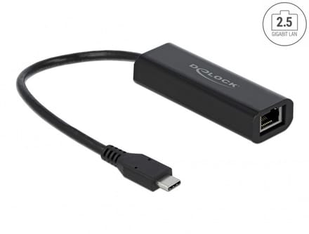 Delock Adapter USB Type-C™ male to 2.5 Gigabit LAN