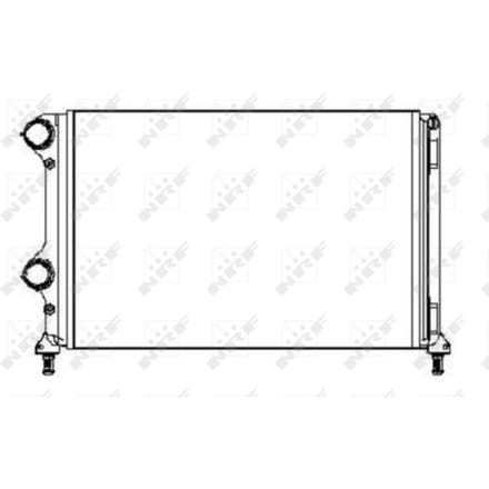 Radiator, motorkoeling Economy Class NRF 53245A
