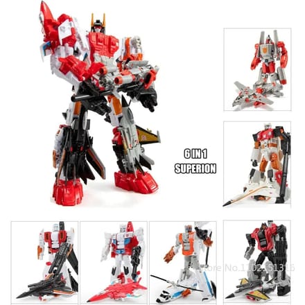 Transformeer Robot Speelgoed HZX Defensor Bruticus Superion Devastator IDW 5 IN 1 6 IN 1 EEN ZONDER DOOS Sets Actiefiguur KO 6in1