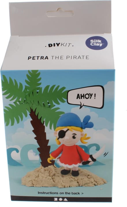 Silk Clay Knutselset Piraat Petra 6-delig