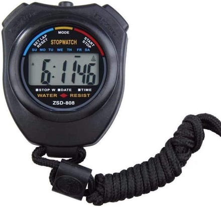 *** 2 Stuks Duo Classic Duo Stopwatch Groot Display Timer - Sport Timer - 2 stuks Waterdicht Stop Watch - Timen - Sport Accessoire - van Heble® ***