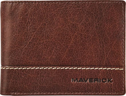 Maverick rough gear - portemonnee - billfold - volnerf buffelleder - RFID - bruin
