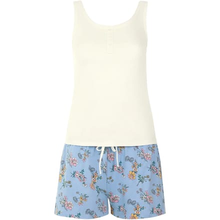 Dames pyjamashort met hemdtop Lisca Posh