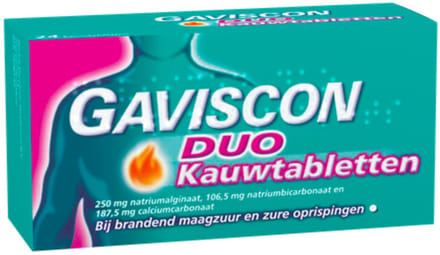 Gaviscon Duo Kauwtabletten - 3 x 48 tabletten