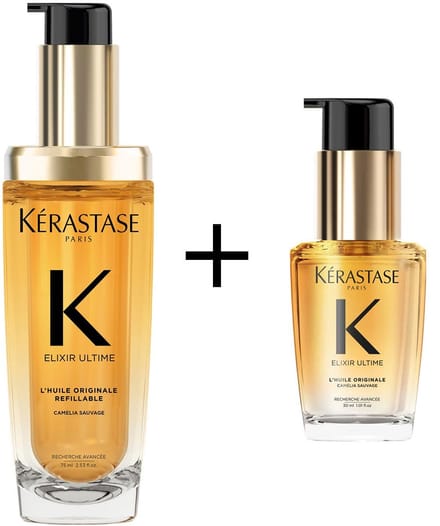 Kérastase - Elixir Ultime L'Huile Originale Refillable Hair Oil 75 ml + 30 ml - Set
