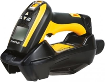 Datalogic PM9100, 1D, multi-IF, disp., RB, zwart, geel