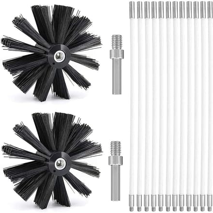 CLGP® Schoorsteenveegset - Schoorsteenveger - Schoorsteenborstel 150mm