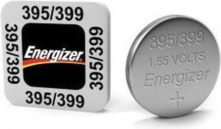 1 Stuk - Energizer 395 / 399 SR927SW 52mAh 1.55V knoopcel batterij