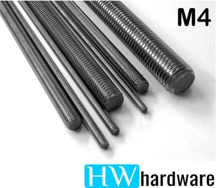 Draadeind M4 x 150mm (10 stuks)