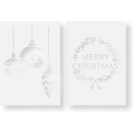 Sjabloon set, 2-delig - Merry Christmas