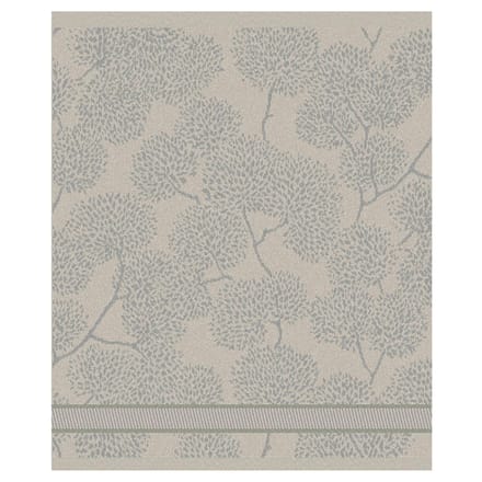 DDDDD Trees Keukendoek - Set van 6 - Katoen - Bomenprint - 50x55 cm - Badstof - Taupe
