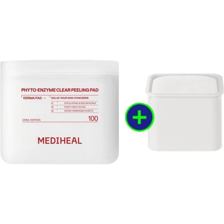 MEDIHEAL Phyto-Enzyme Clear Peeling Pad – 100 Pads / 200 Pads Phyto-Enzyme x 200 Pads white