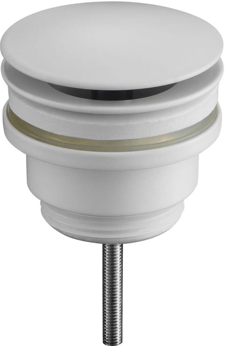 Ben Fixed niet-afsluitbare wastafelplug mat wit