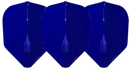 L-Style Champagne Flight EZ L3 Shape Blue - Dart Flights