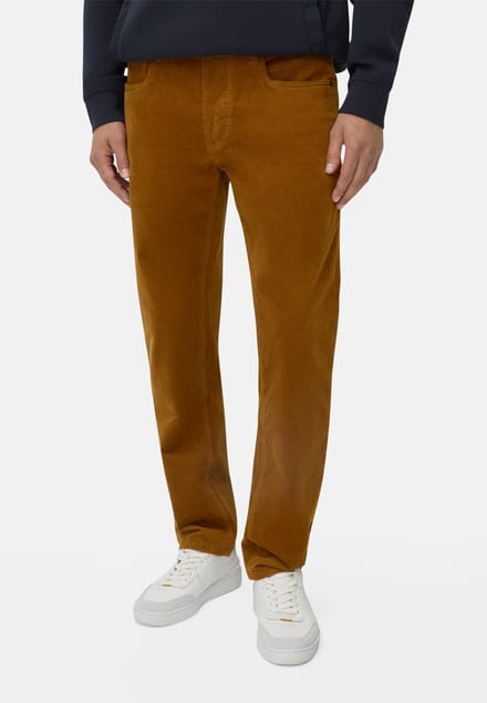camel active 5-PKT Regular Fit Katoenmix Broek - Maat menswear-33/34 - Geel