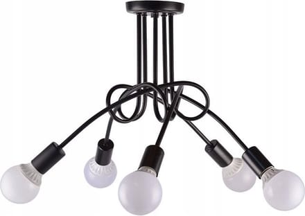 Toolight 5392252 5 Paradise Hanglamp Zwart 70X70X40Cm