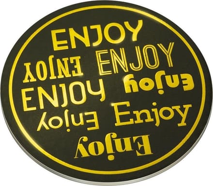 Glossy coasters - Enjoy!