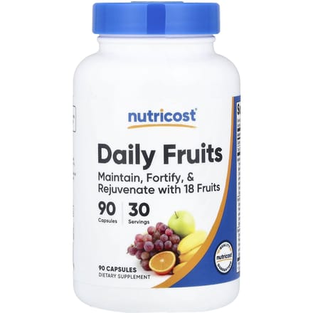Nutricost, Dagelijks Fruit, 90 Capsules