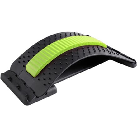 Rugstretcher Apparatuur Massager Magic Stretch Fitness Lendensteun Ontspan Wervelkolom groen