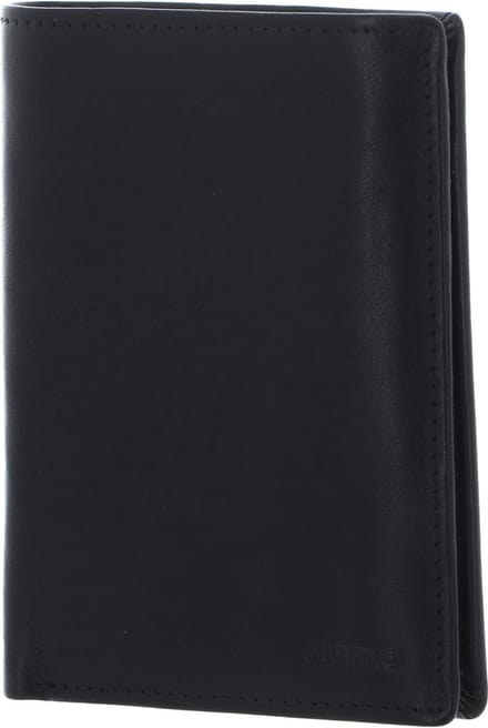 VALENTINO Leren Portemonnee Five Wallet Nero Zwart