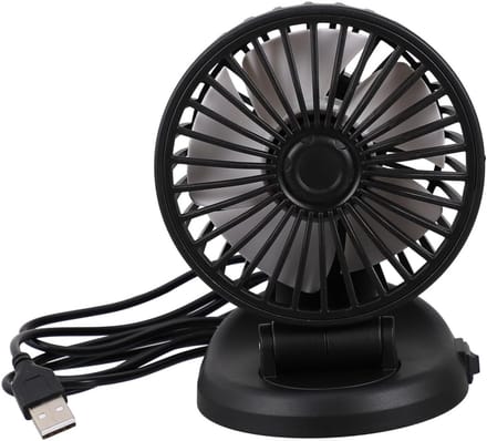VHV - Autoventilator - usb autoventilator achterbank - USB oplaadbaar - voor auto, achterbank, camper
