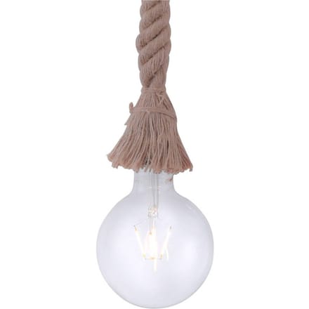 JUST LIGHT. GmbH Hanglamp Rope met kabel, 1-lamp