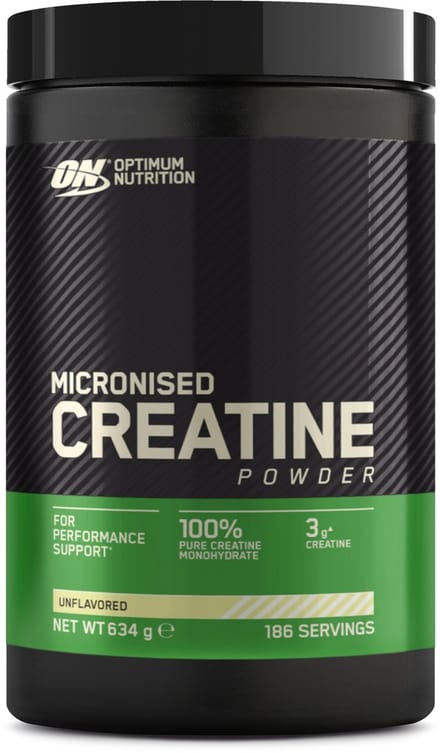 Optimum Nutrition Micronized Creatine Powder - Creatine Poeder - Creatine Monohydraat - 1 Pot - 634 gram (186 doseringen)
