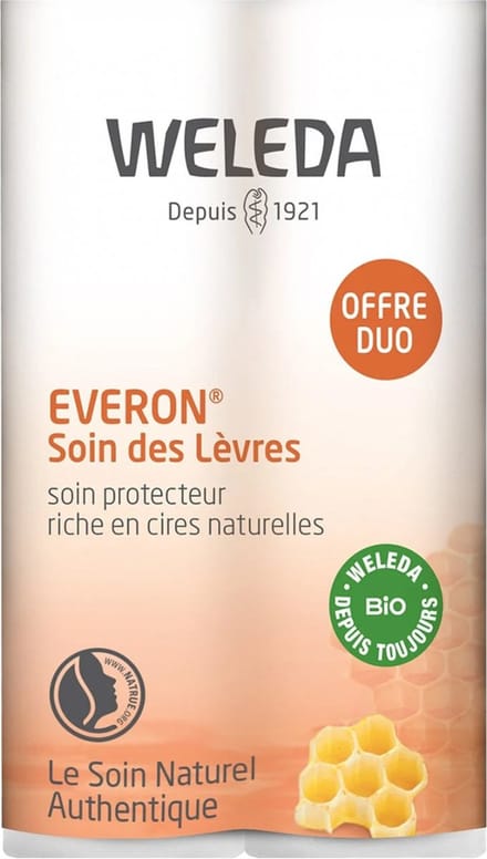 Weleda Everon Lip Care Set van 2 x 4,8 g