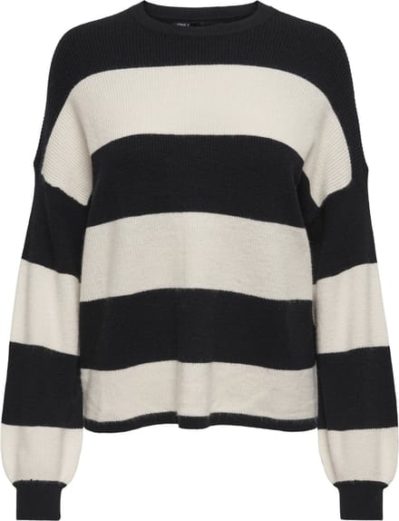 ONLY CARMAKOMA - CARATIA L/S STRIPE PULLOV KNT NOOS - Meisjes - Gebreide truien
