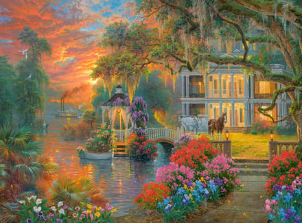 Castorland puzzel Charming Evening - legpuzzel 2000 stukjes.
