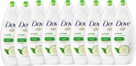 Dove Douchegel Go Fresh Touch - 9 x 250 ml - voordeelverpakking