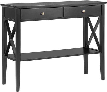 AVENUE - Consoletafel - Zwart - MDF
