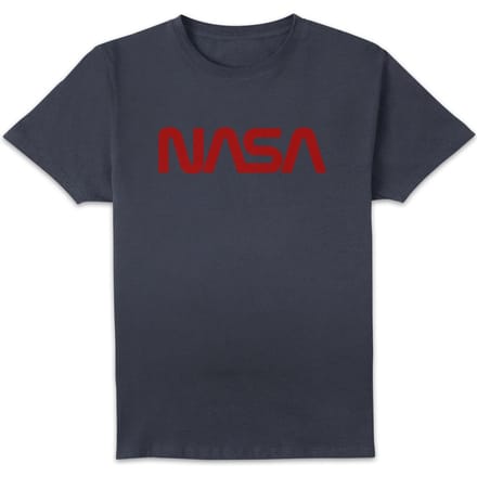 NASA Worm Logotype T-shirt - Navy - S