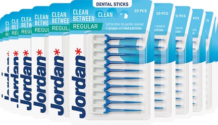 12x Jordan Clean Between Sticks Regular 40 stuks
