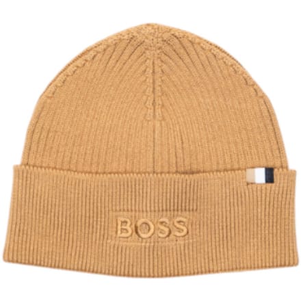 BOSS muts Magico Hat Medium Beige Lichtbruin