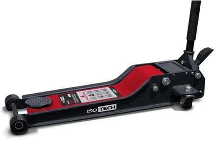 ISOTECH 2T HYDRAULISCHE GARAGEKRIK ULTRA LAAG (75MM) EN LANG PROFIEL