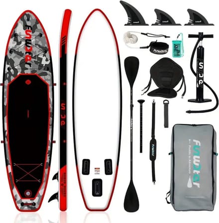 Livano Sup Board - Opblaasbaar - Supboard - Sup Boards - Paddle - Kayak - 330cm - Rood