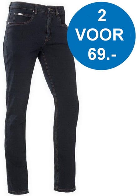 Brams Paris - Heren Jeans - Lengte 32 - Stretch - Danny - Dark Denim