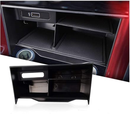 Center Console Organizer voor VW T-ROC 2018-2025, Multifunctionele Opbergbak met Antislipmat, Auto Accessoires en Ruimtebesparing
