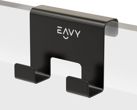 EAVY Douchehaak RVS - Universele Douchecabine Haak - Douchewand Haak - Douchehanger