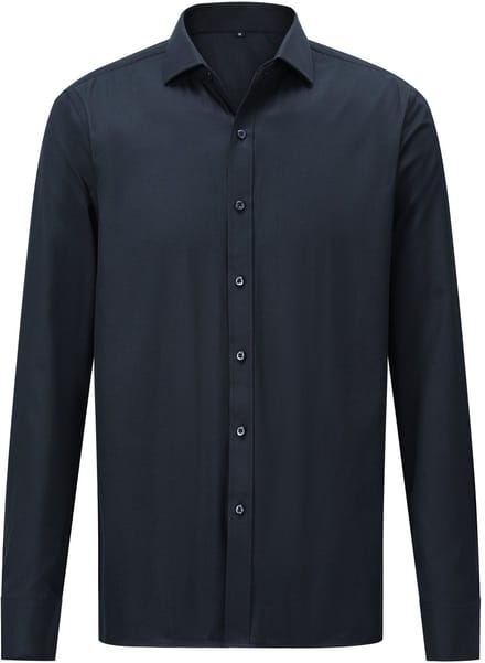 ALLTHEMEN Heren Effen Zakelijk Overhemd - Geperst Ruitpatroon - 2XL