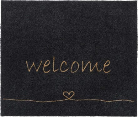 MD Entree - Deurmat - Schoonloopmat - Walk&Wash - Welcome Heart - 67 x 80 cm