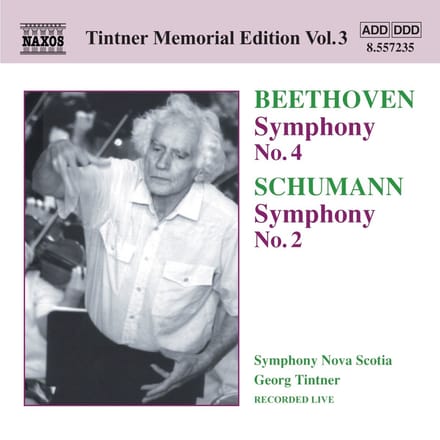 Symphony Orchestra Nova Scotia, Georg Tintner - Beethoven: Symphony No. 4 | Schumann: Symphony No. 2 (CD)