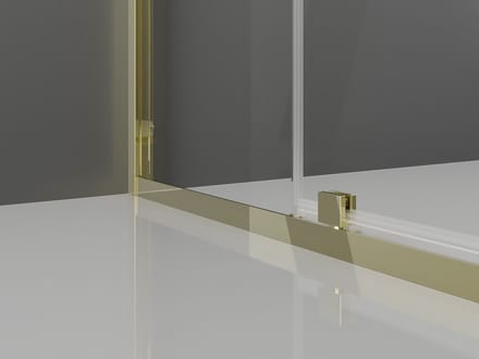 Mexen Exo draaideur douchecabine 90 x 70 , transparant, chroom - 819-090-070-01-00