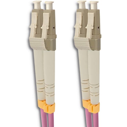Qoltec glasvezel patchkabel LC/UPC-LC/UPC |   Multimode |   50/125 |   OM4 |   Duplexwoning |   10m