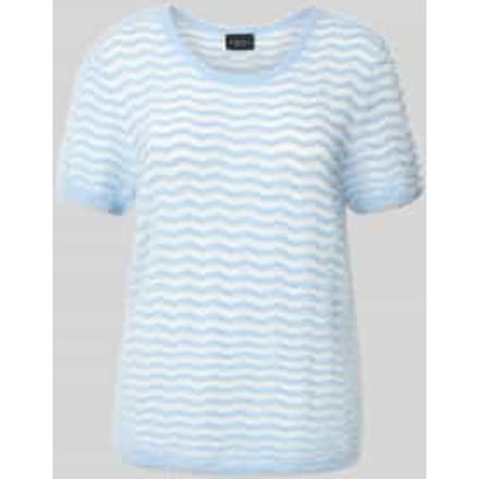 Regular fit gebreid shirt van viscosemix
