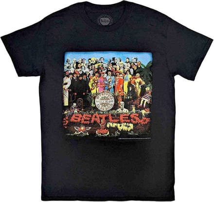 The Beatles - Sgt Pepper Heren T-shirt - M - Zwart